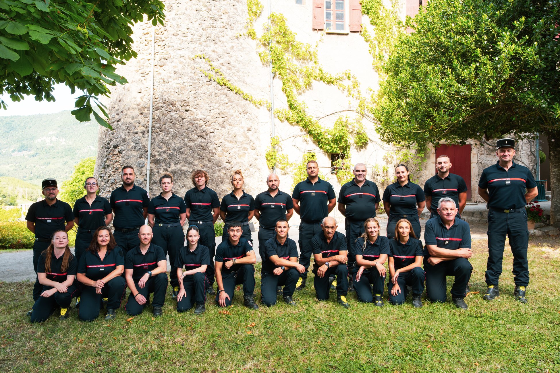 Photo pour l'amicale des pompiers de Veynes